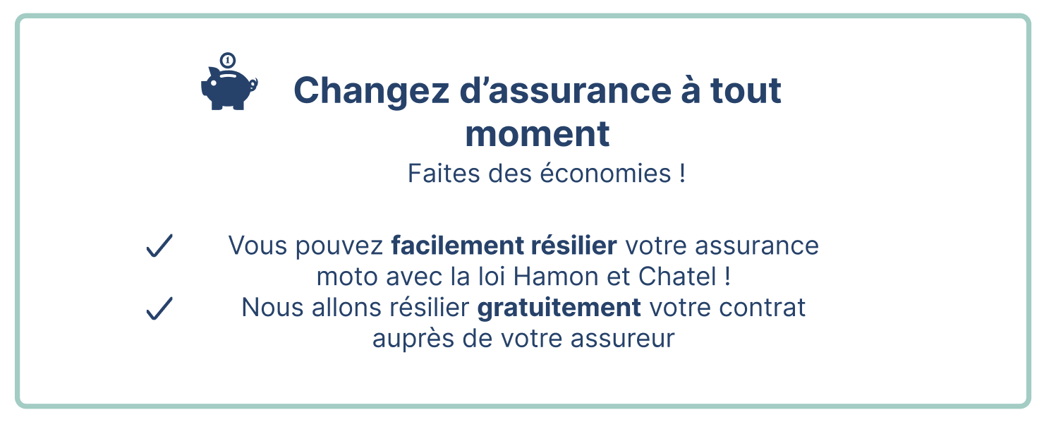 gratuit - résiliation - assurance moto - hamon - lois