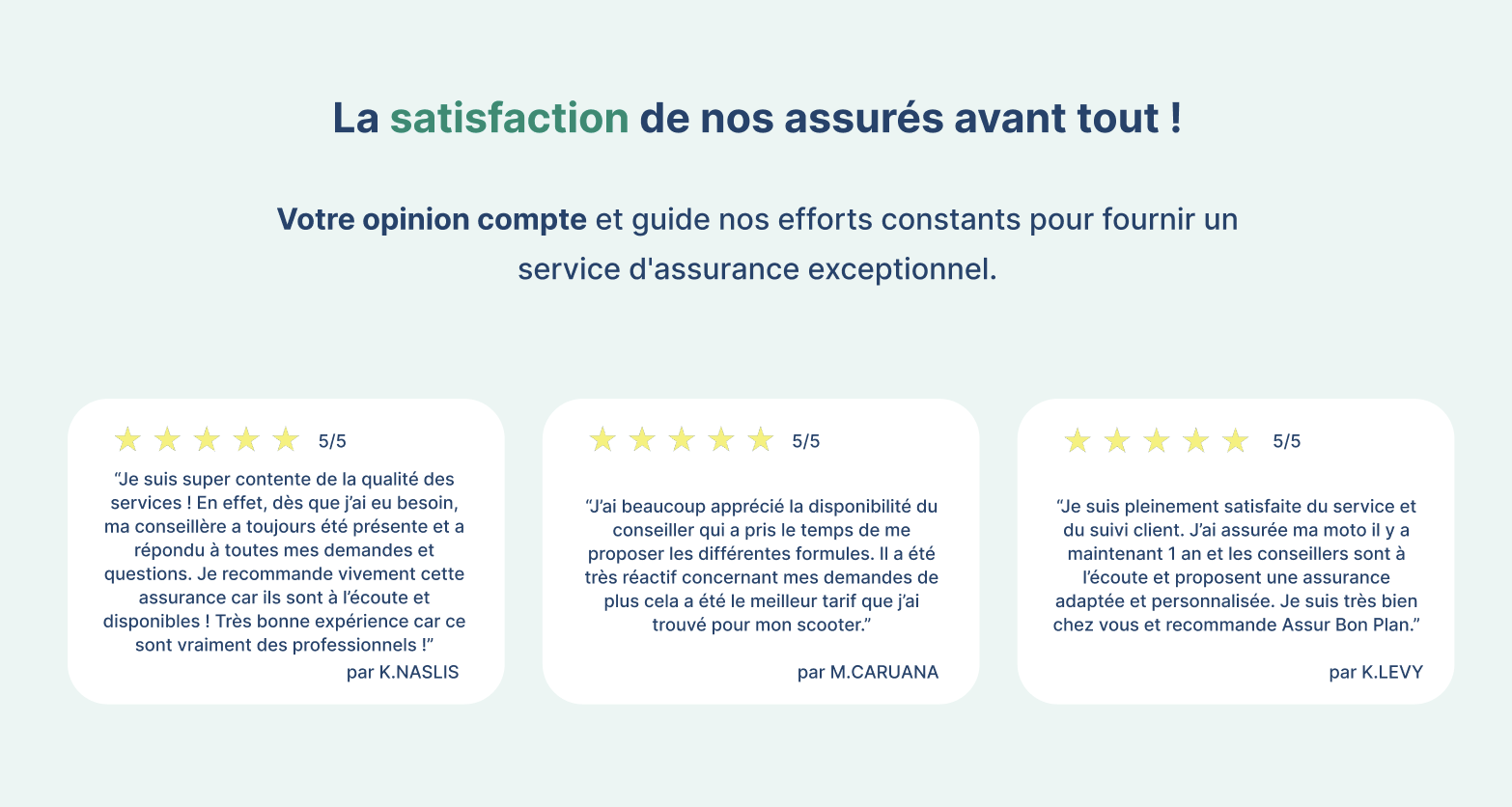 avis - client - assurance